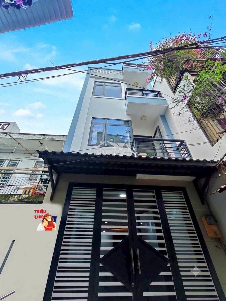 Nhà mới 4 tầng ngay lê văn quới, miếu gò xoài- hẻm xe hơi - 3pn-hơn 3đ - Ảnh 2